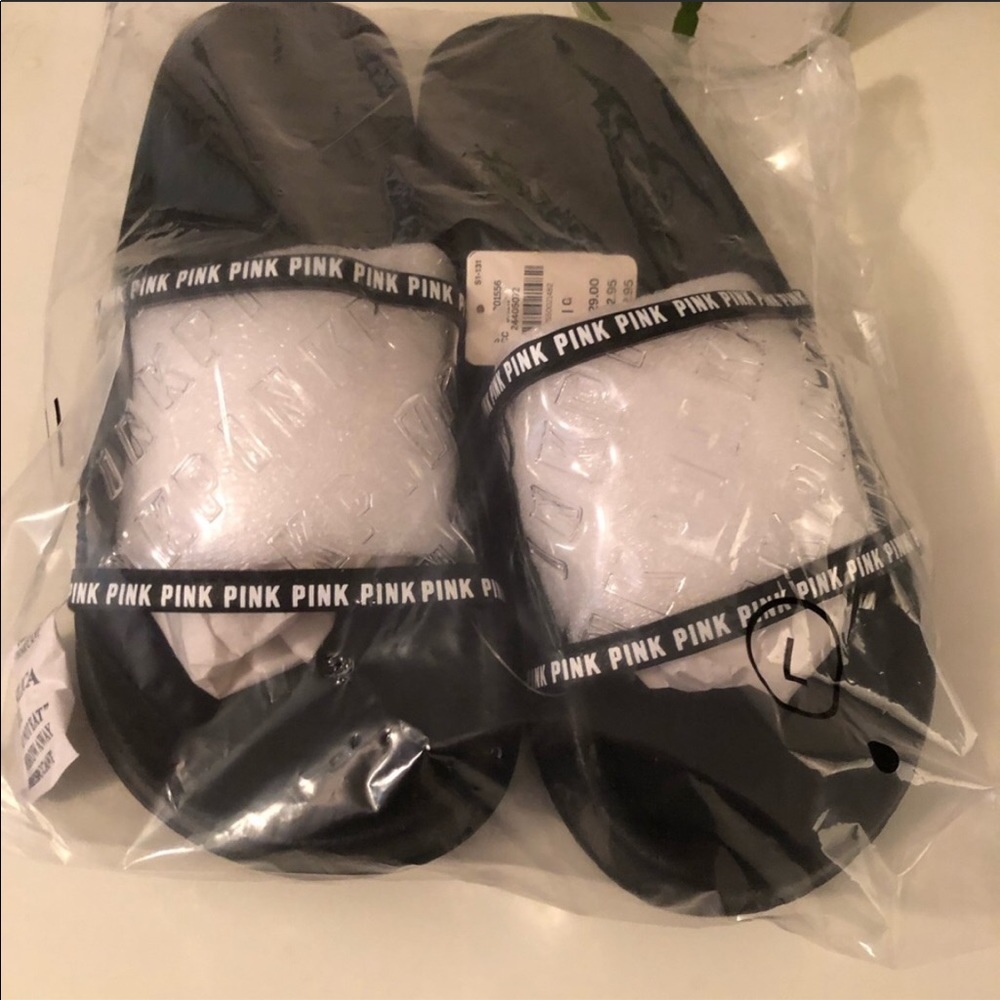 Pink Slides New w/ Tag